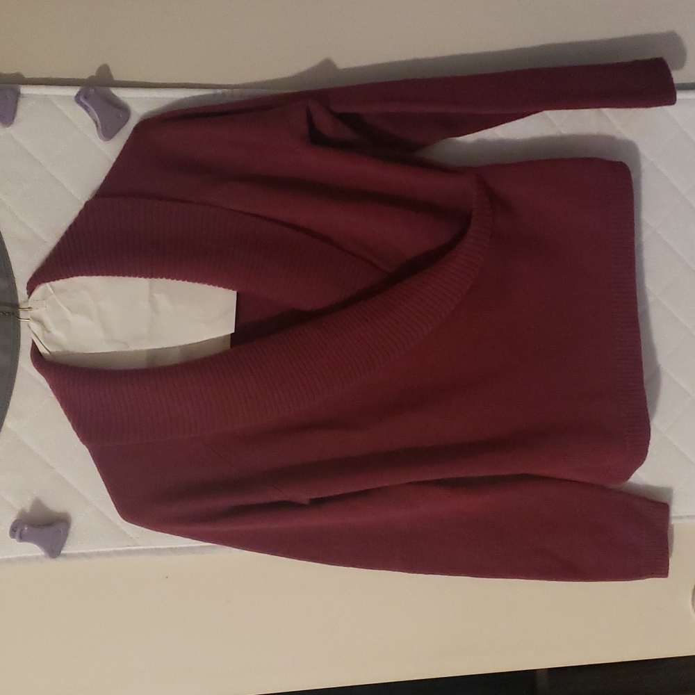 Purple/Wine-Colored Sweater